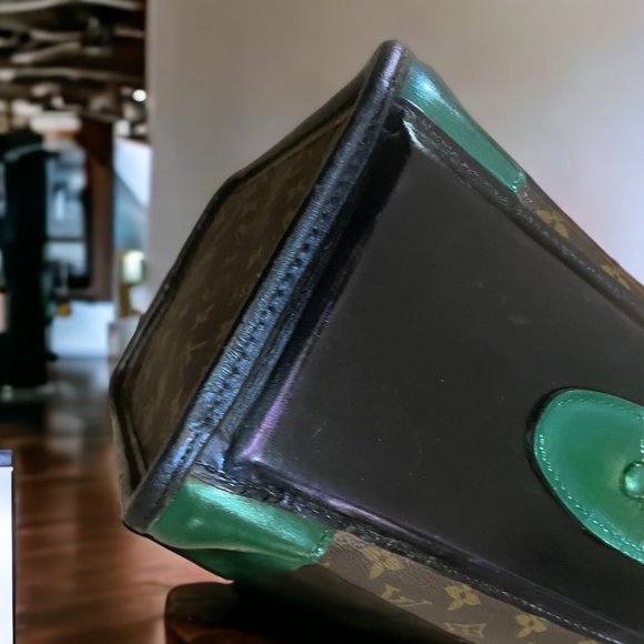 LOUIS VUITTON Authentic Custom Large Suitcase Vintage Artist 1 of a Kind Bag LV - Picture 9 of 15